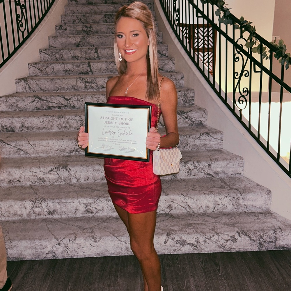 Red mini dress Size Small